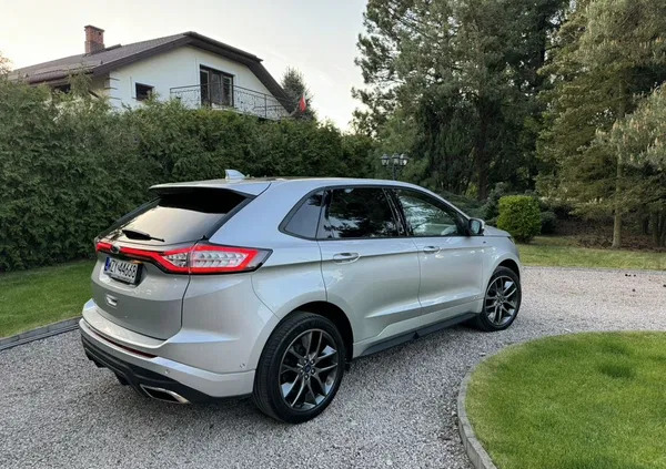mazowieckie Ford EDGE cena 105500 przebieg: 159000, rok produkcji 2018 z Byczyna